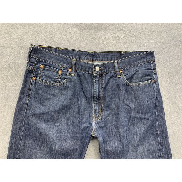 Levi's Strauss 569 Denim Jeans Men's Size 38 X 32 Blue 100% Cotton Well Loved - Picture 8 of 16
